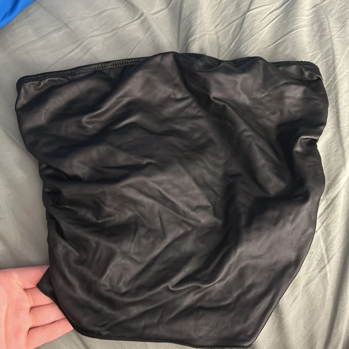 Svart bandeau tubtopp från SHEIN XS