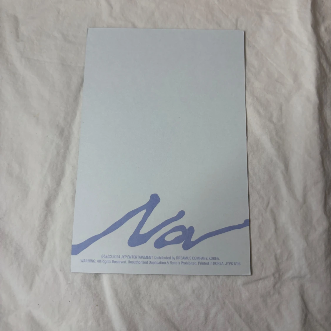 Nayeon postcard  - 1