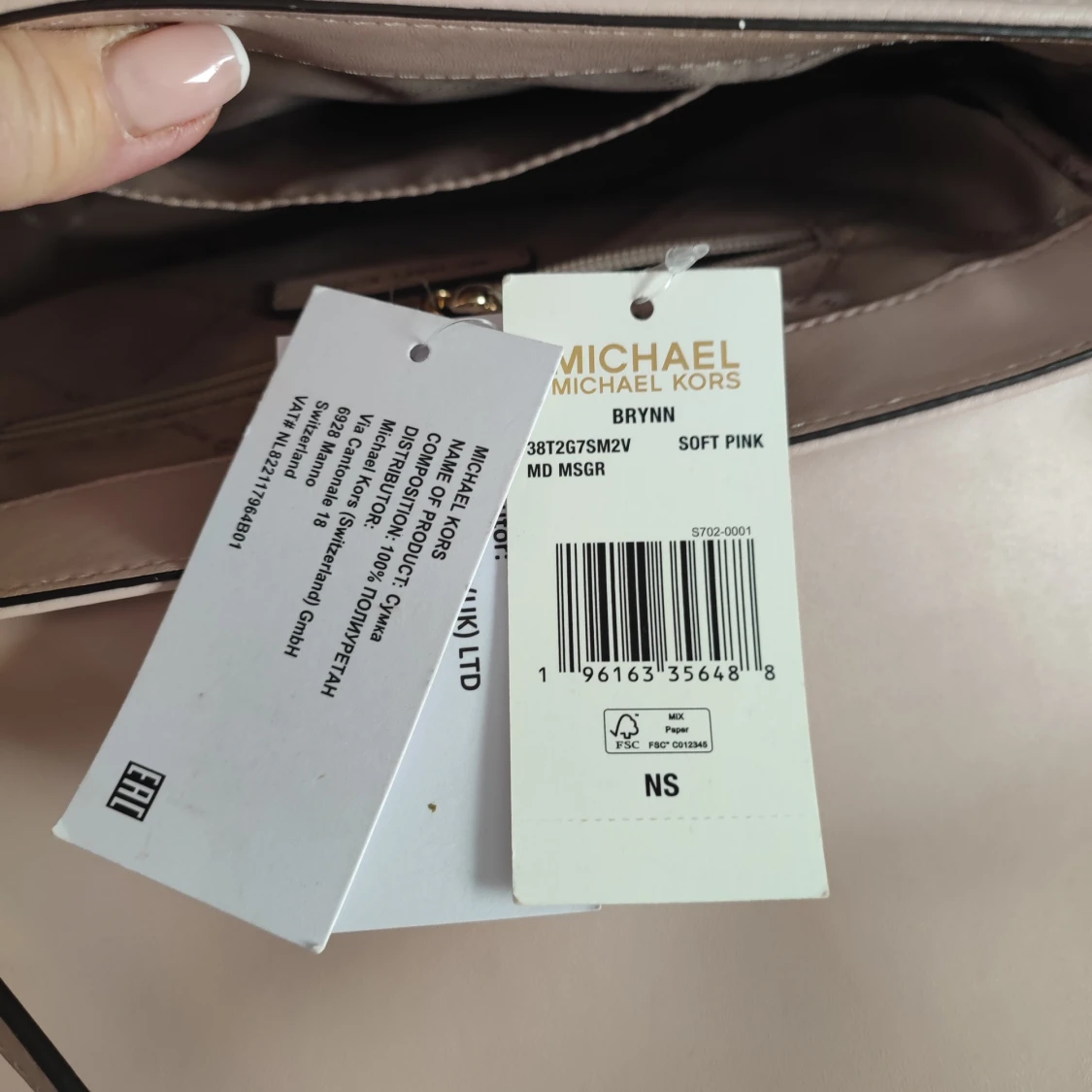 Vit axelväska Michael Kors Brynn - 3