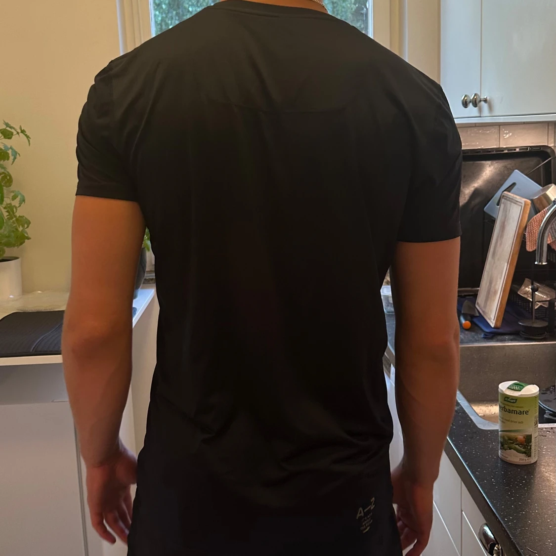 Svart tränings t-shirt från A-Z - 1