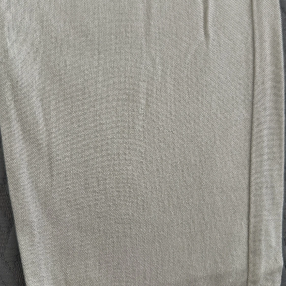 Petite beiga linnebyxor med snörning - 1