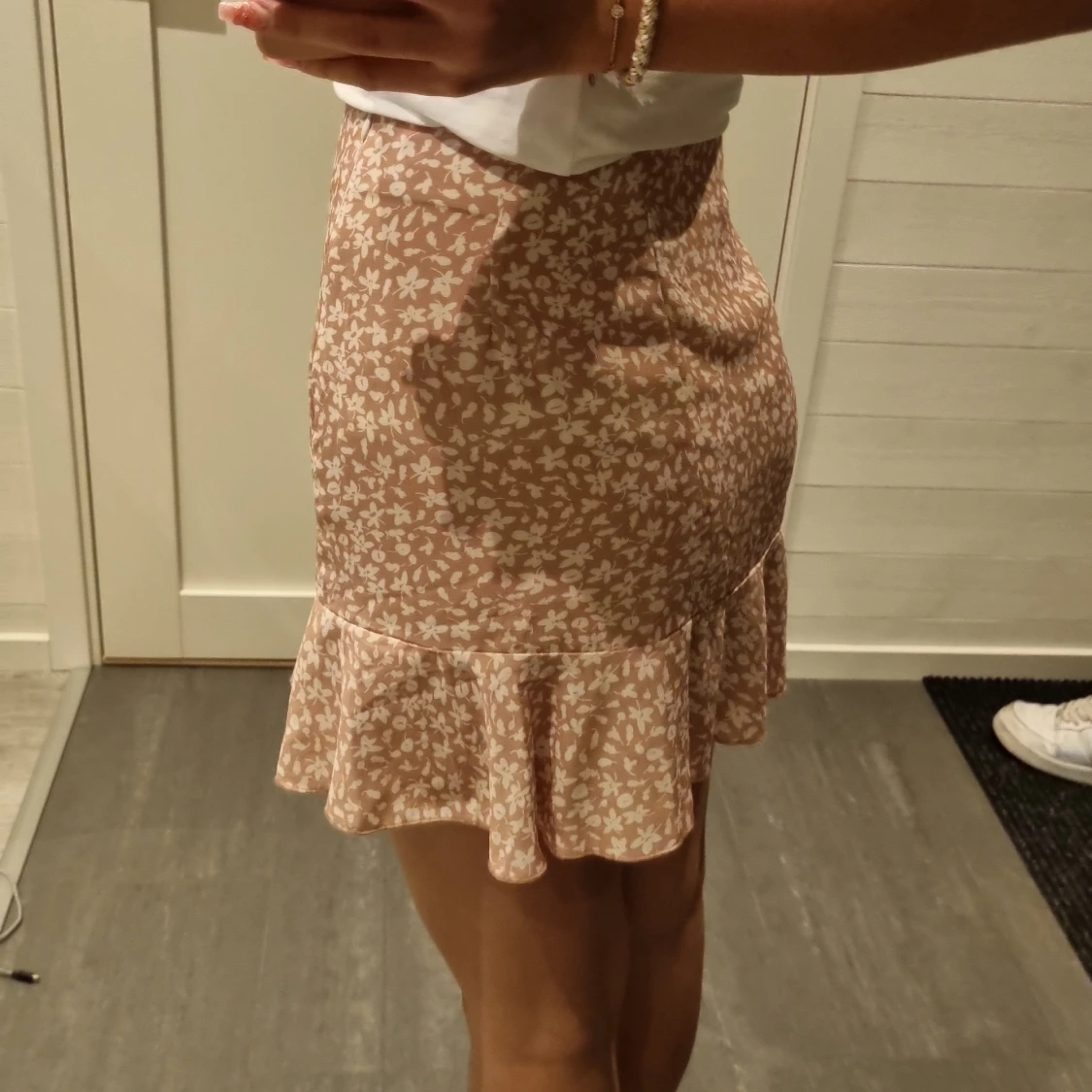 Blommig omlottkjol från SHEIN XS - 1