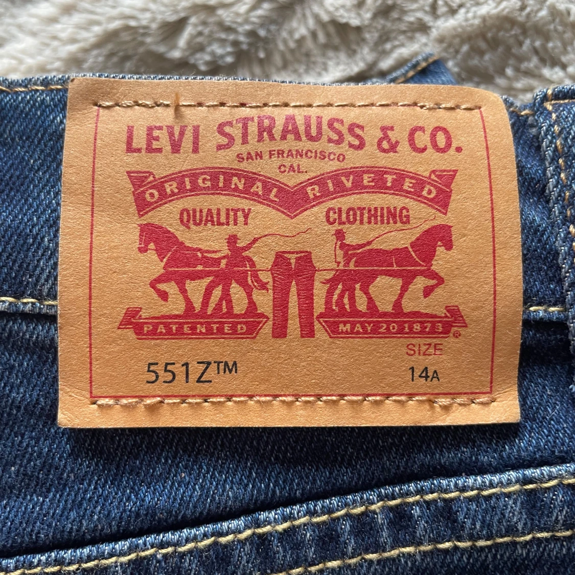Levi's 551Z blå jeans - 1
