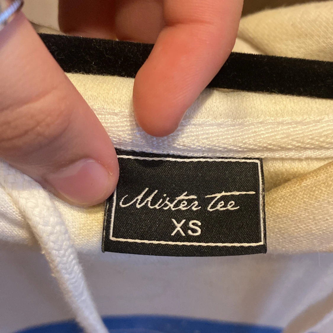 Vit NASA hoodie från Mister Tee XS - 2