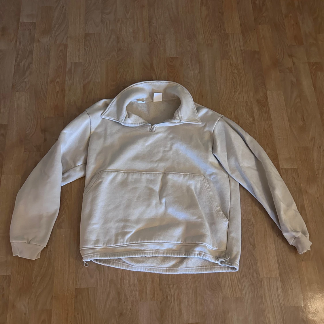 Beige fleece-tröja Selected Homme