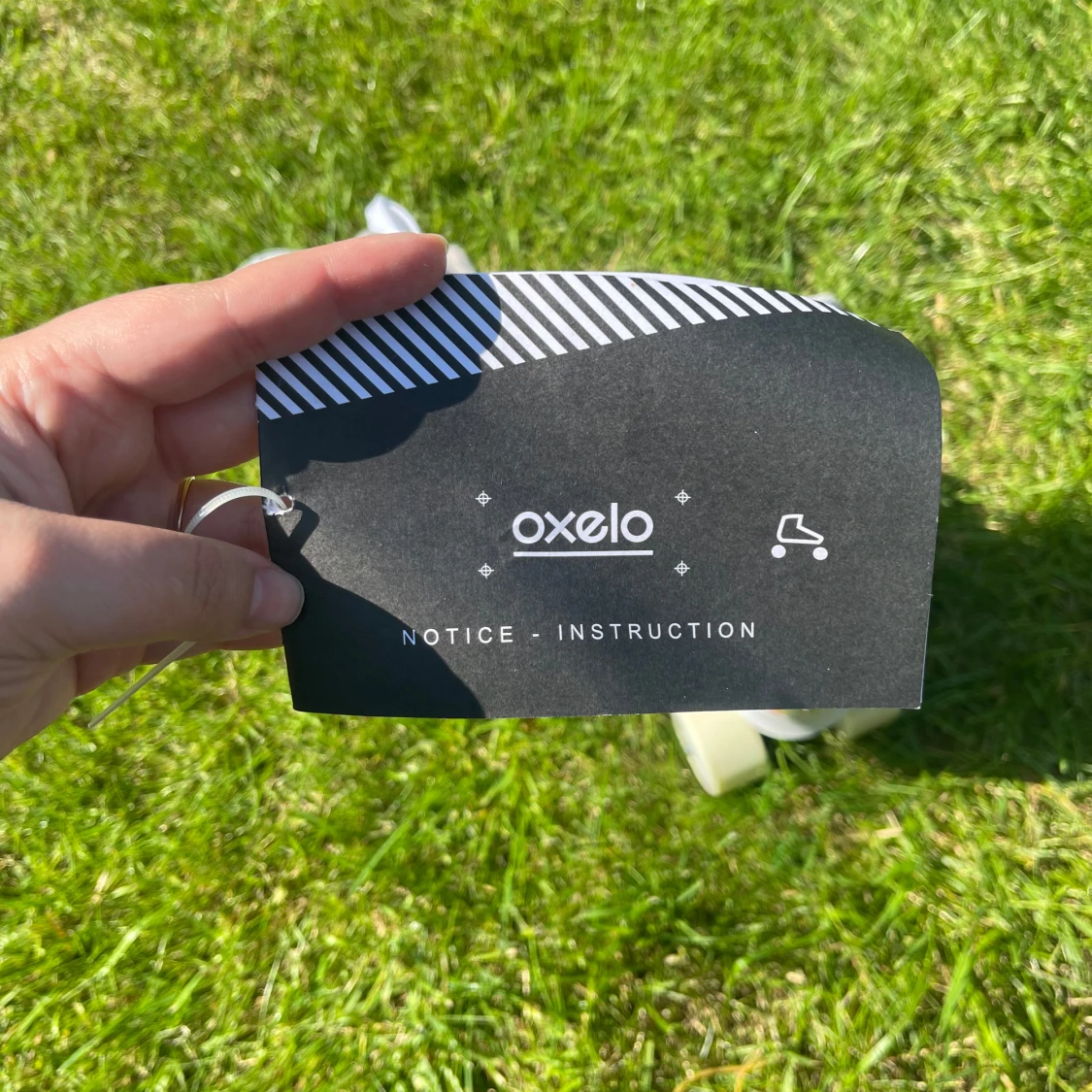 Vita rullskridskor från Oxelo, strl 37 - 3