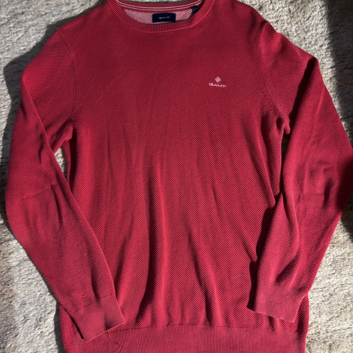 Röd stickad tröja från GANT - 1