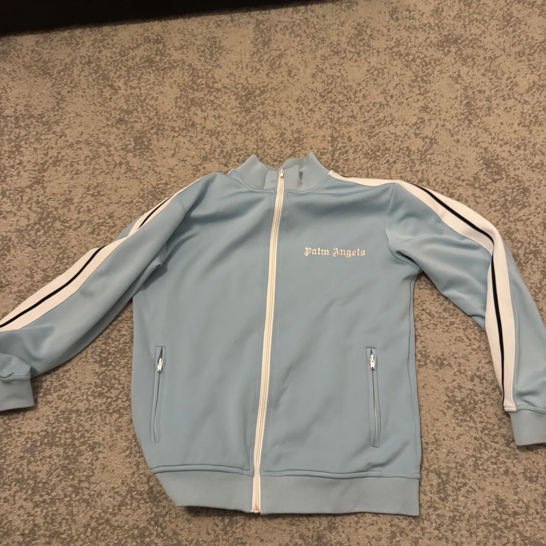 Ljusblå track jacket från Palm Angels