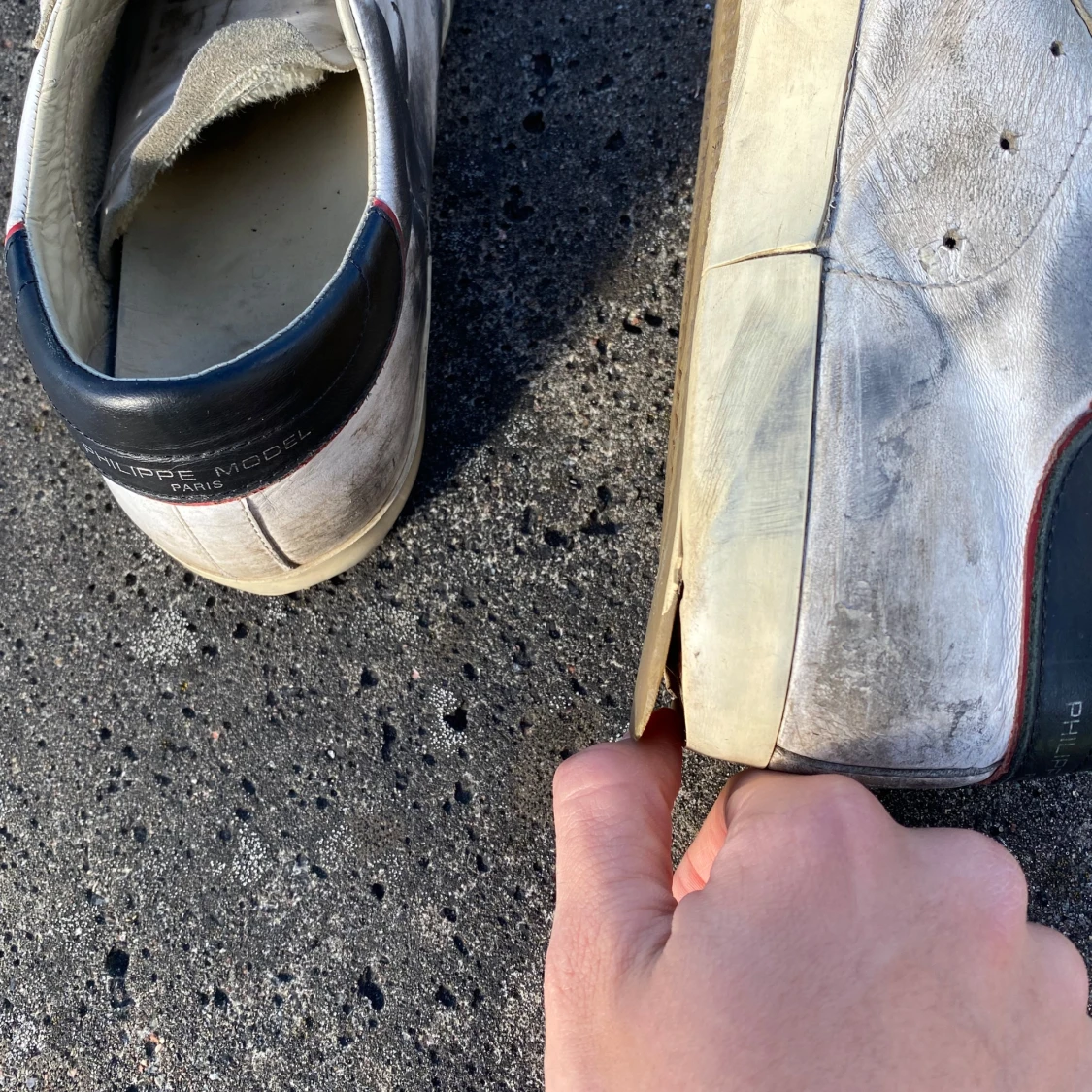 Vita sneakers från Philippe Model - 2