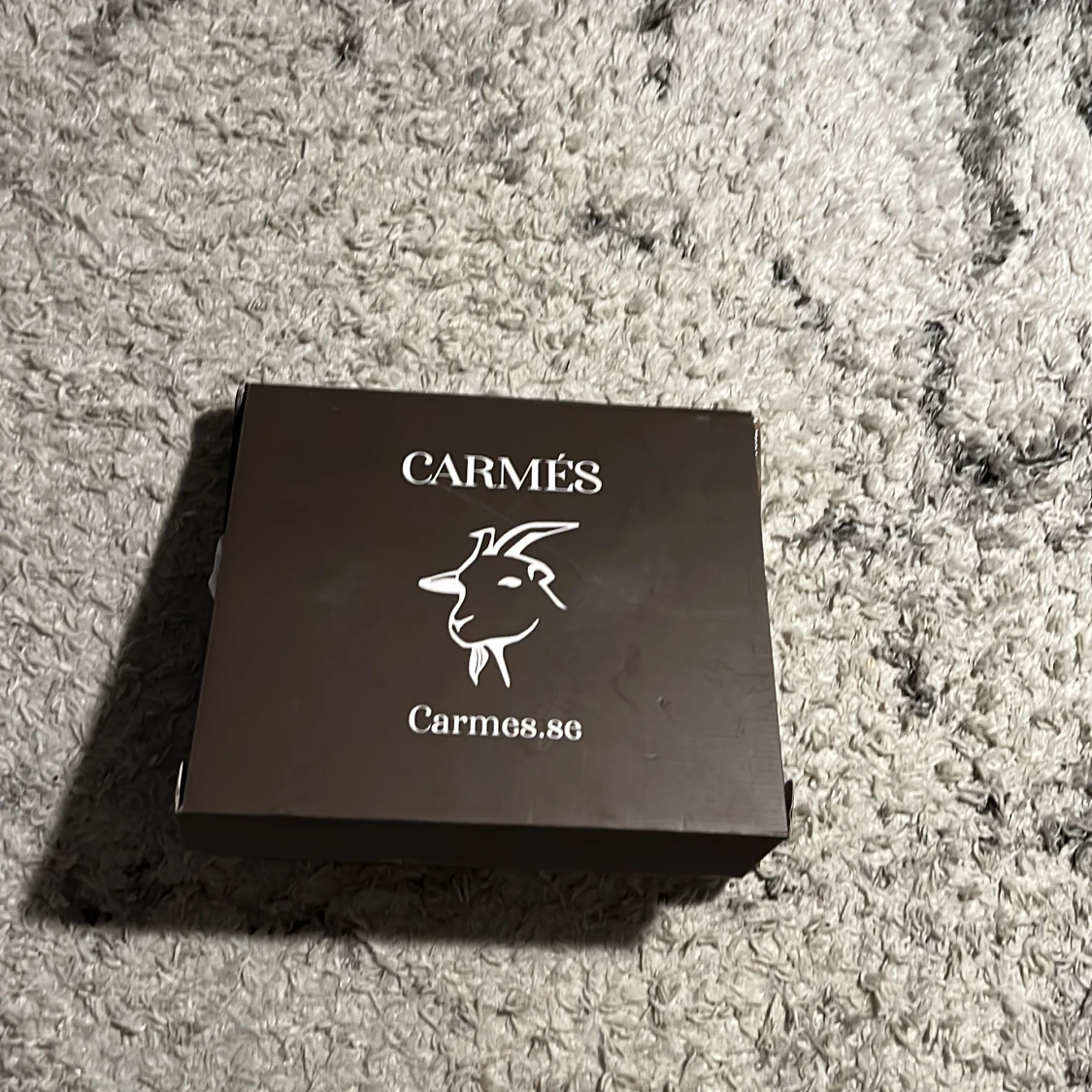 Grå kashmir hoodie från Carmes (XS)