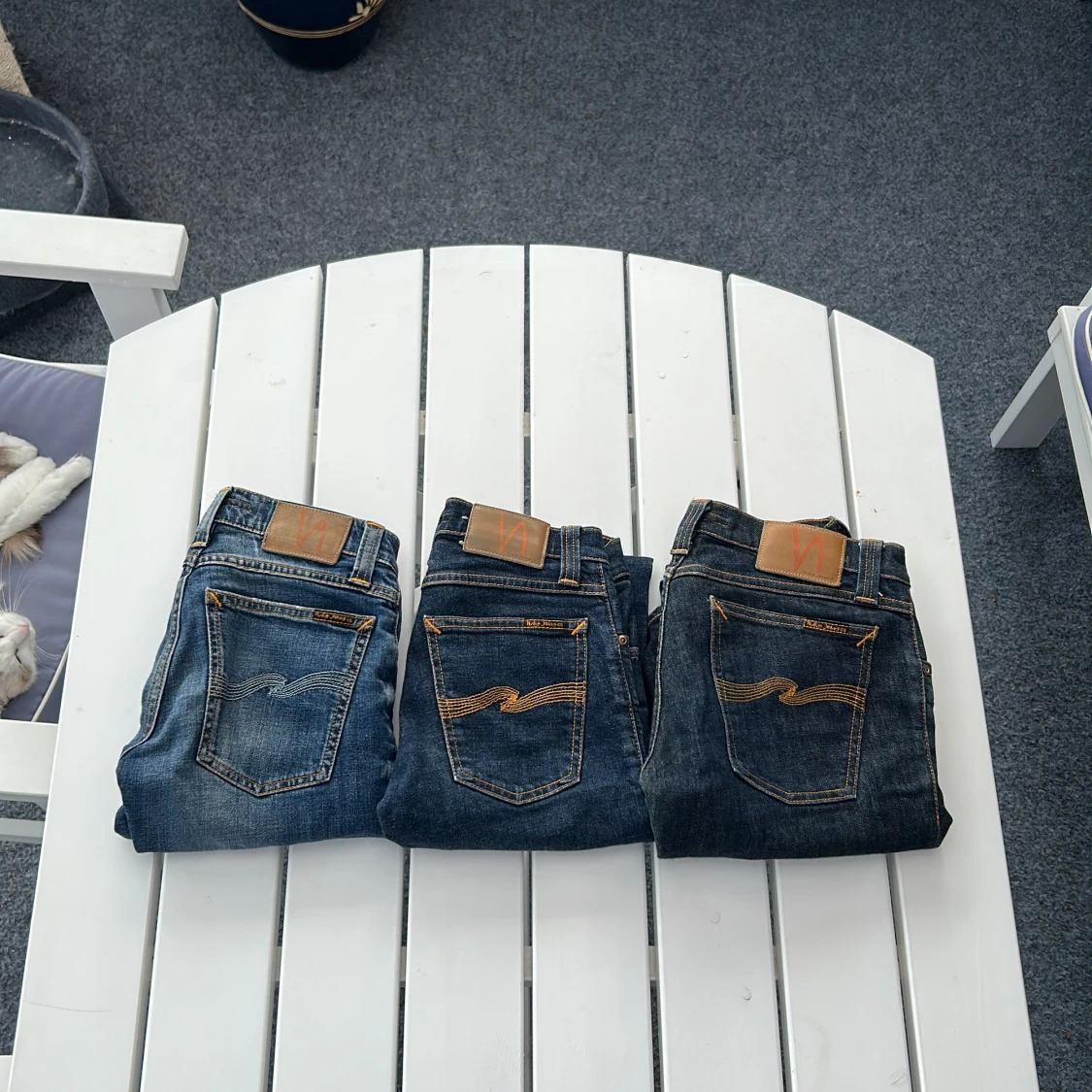  3 Mörkblå jeans från Nudie Jeans