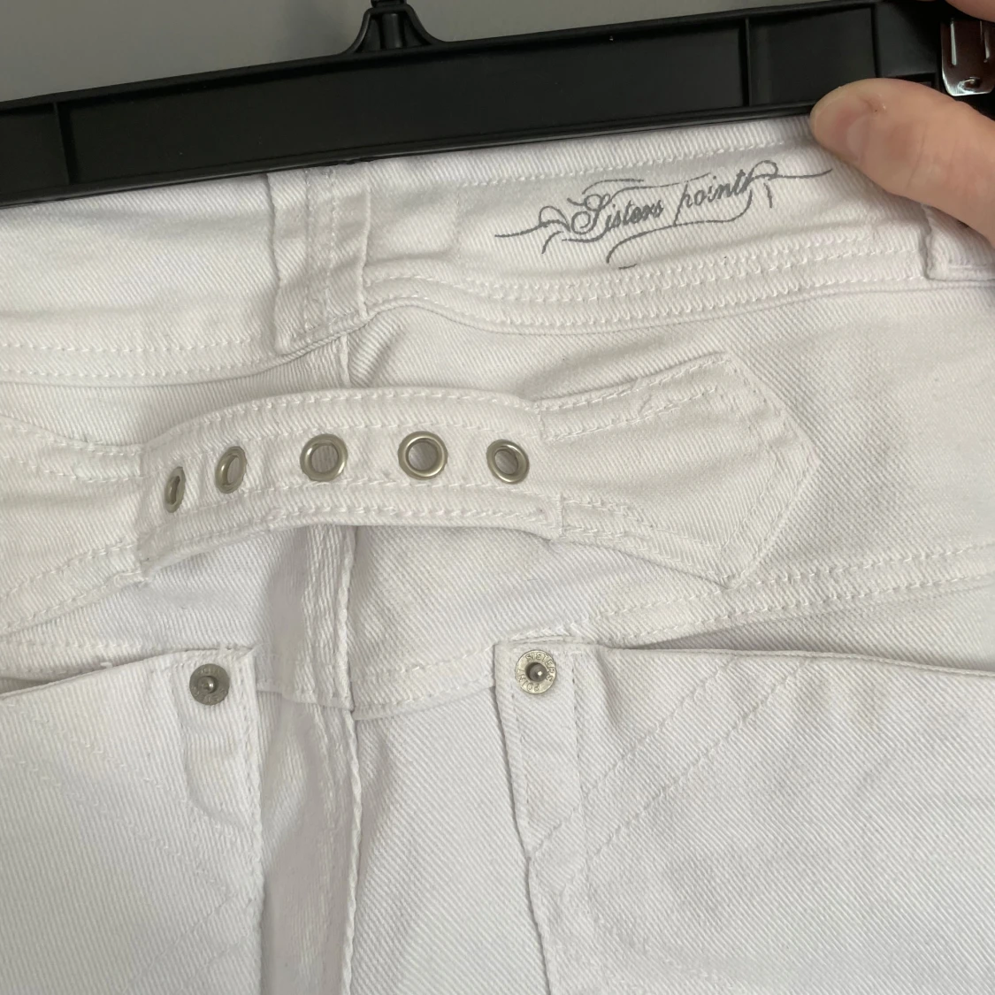 Vita jeansbyxor  - 1