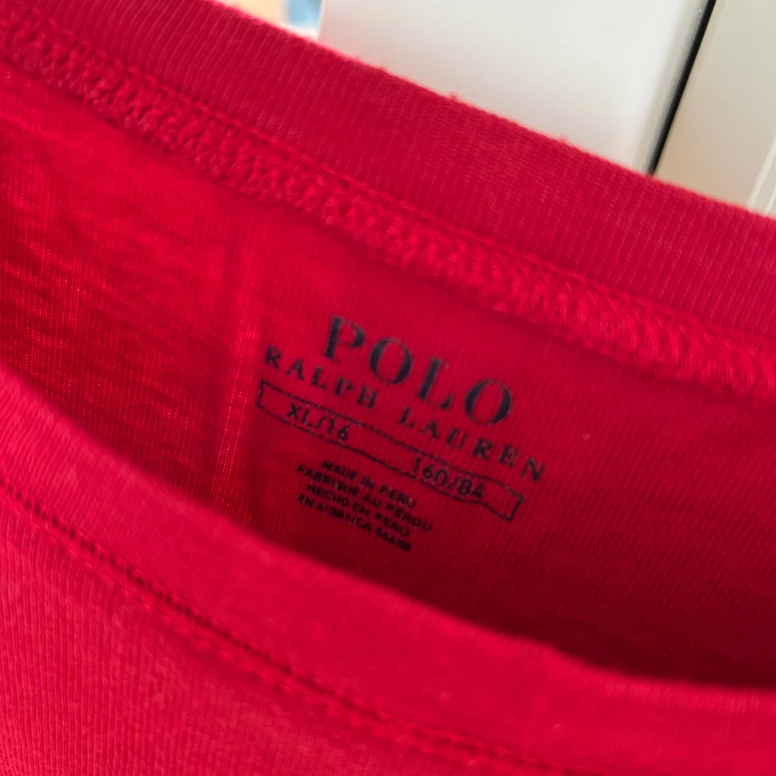 Röd långärmad tröja från Polo Ralph Lauren - 1