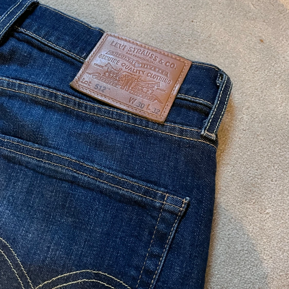 Levi's 512 blå jeans - 3