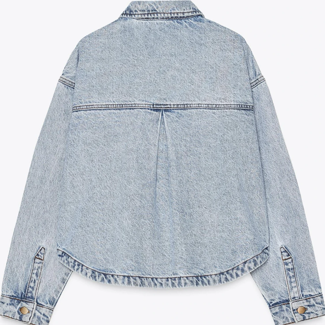 Ljusblå jeansjacka från Zara - 2