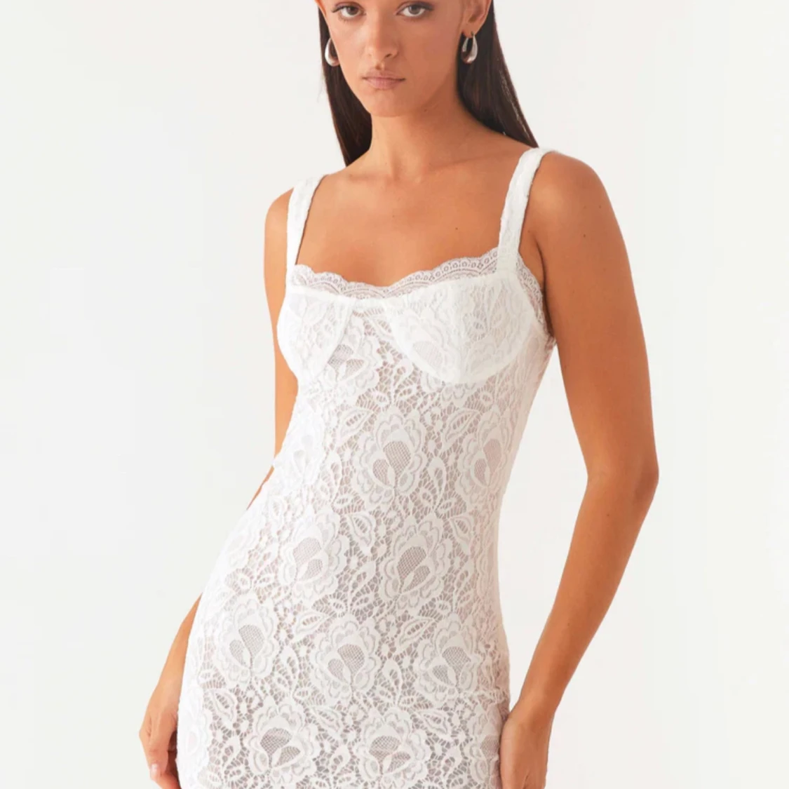 Vit spetsklänning från Pepparmayo - 1