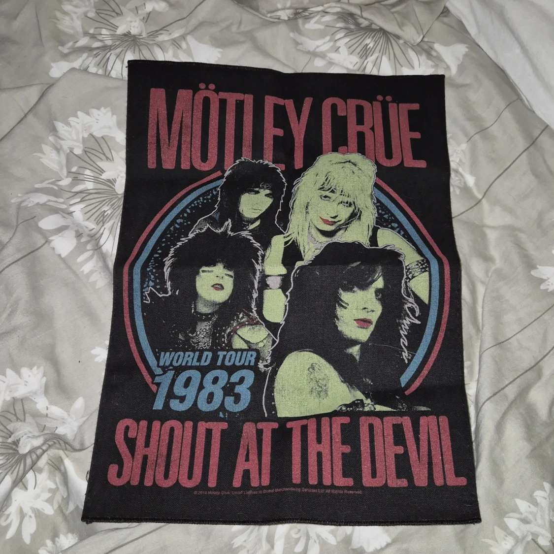 Mötley Crüe backpatch!