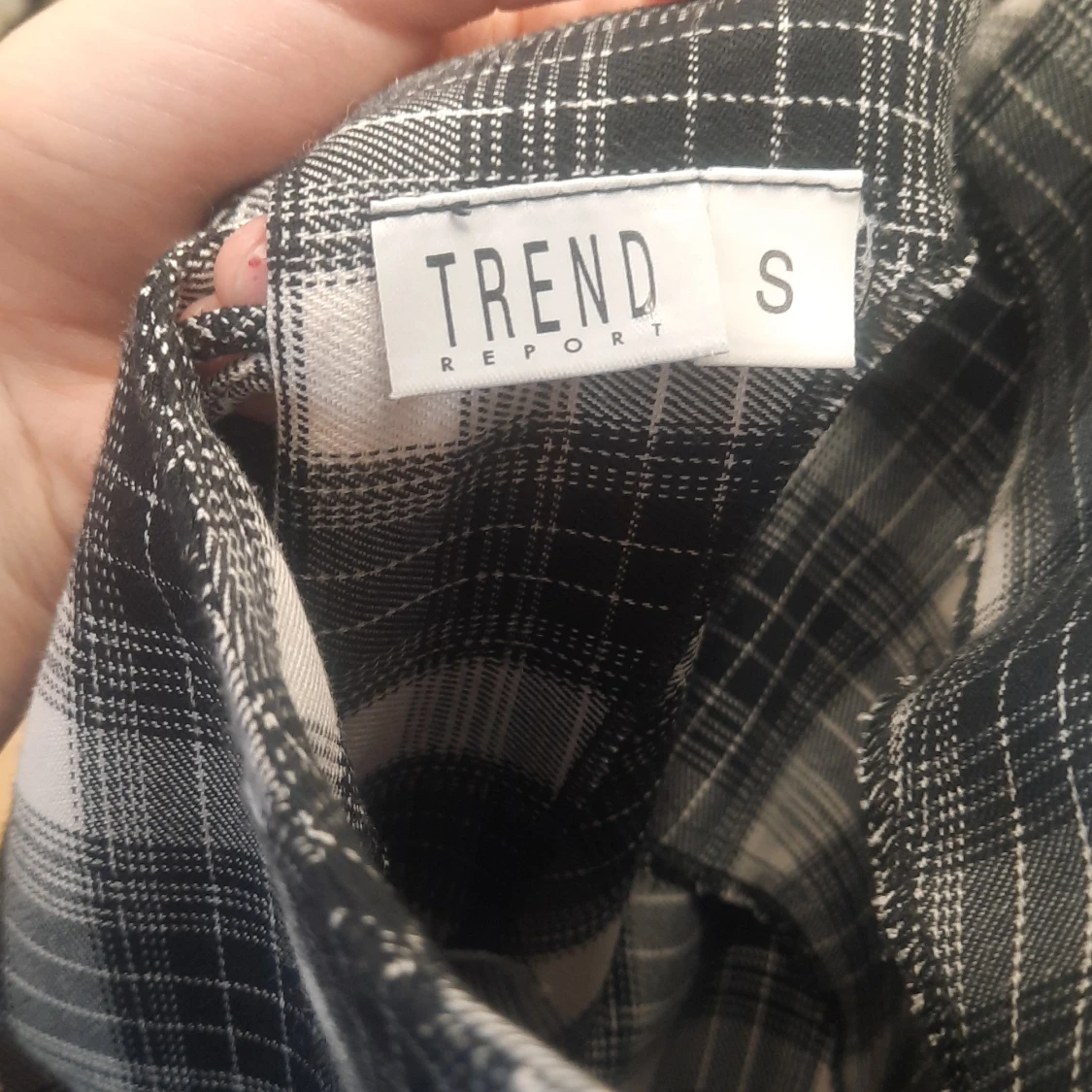 Svartvit rutig klänning från Trend Report - 2