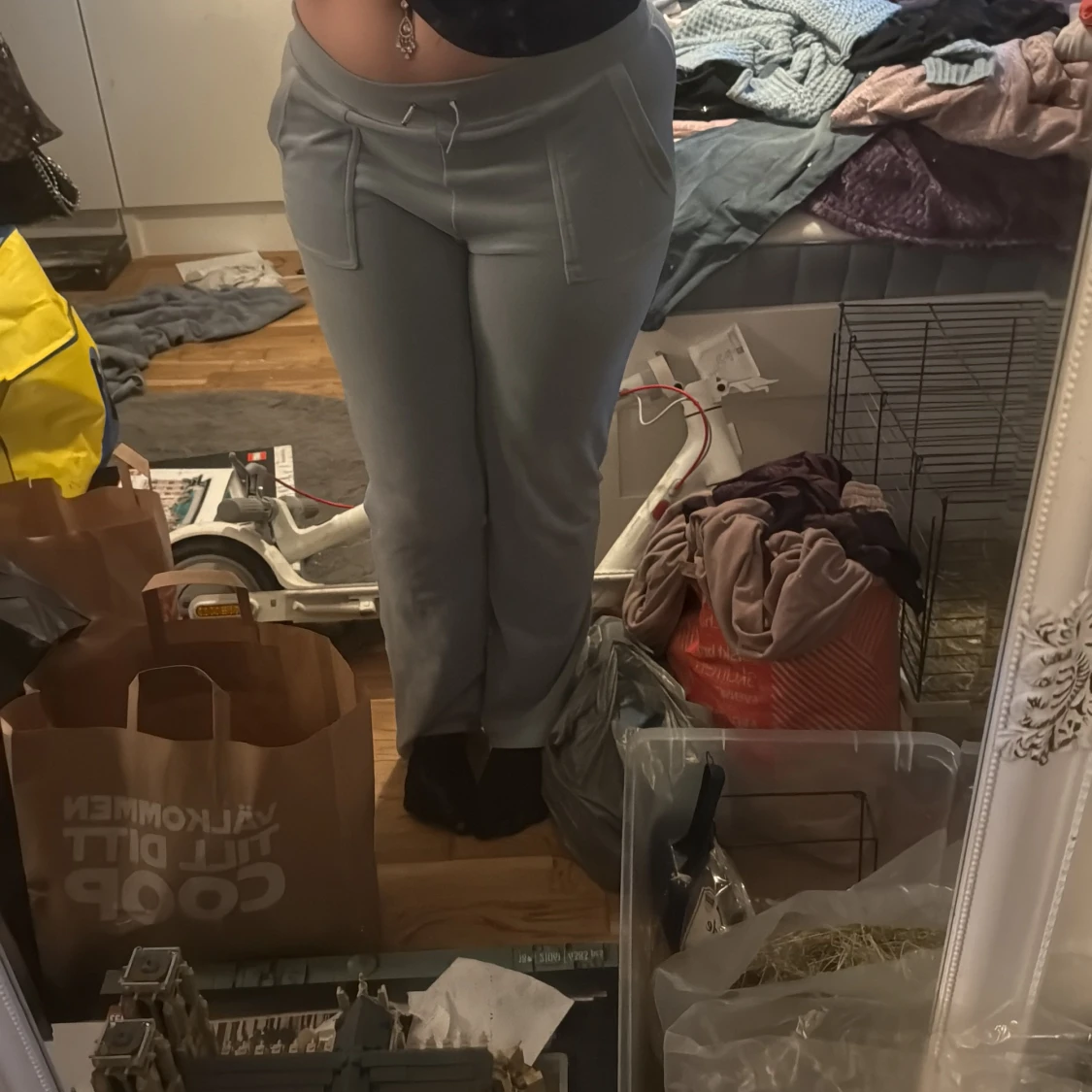 Ljusblåa byxor från Juicy Couture