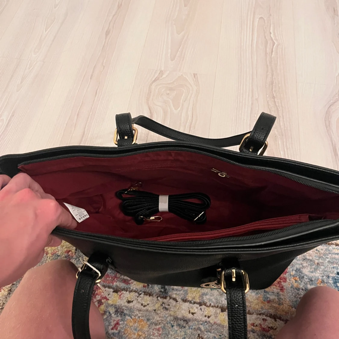 Svart axelväska från Michael Kors - 4