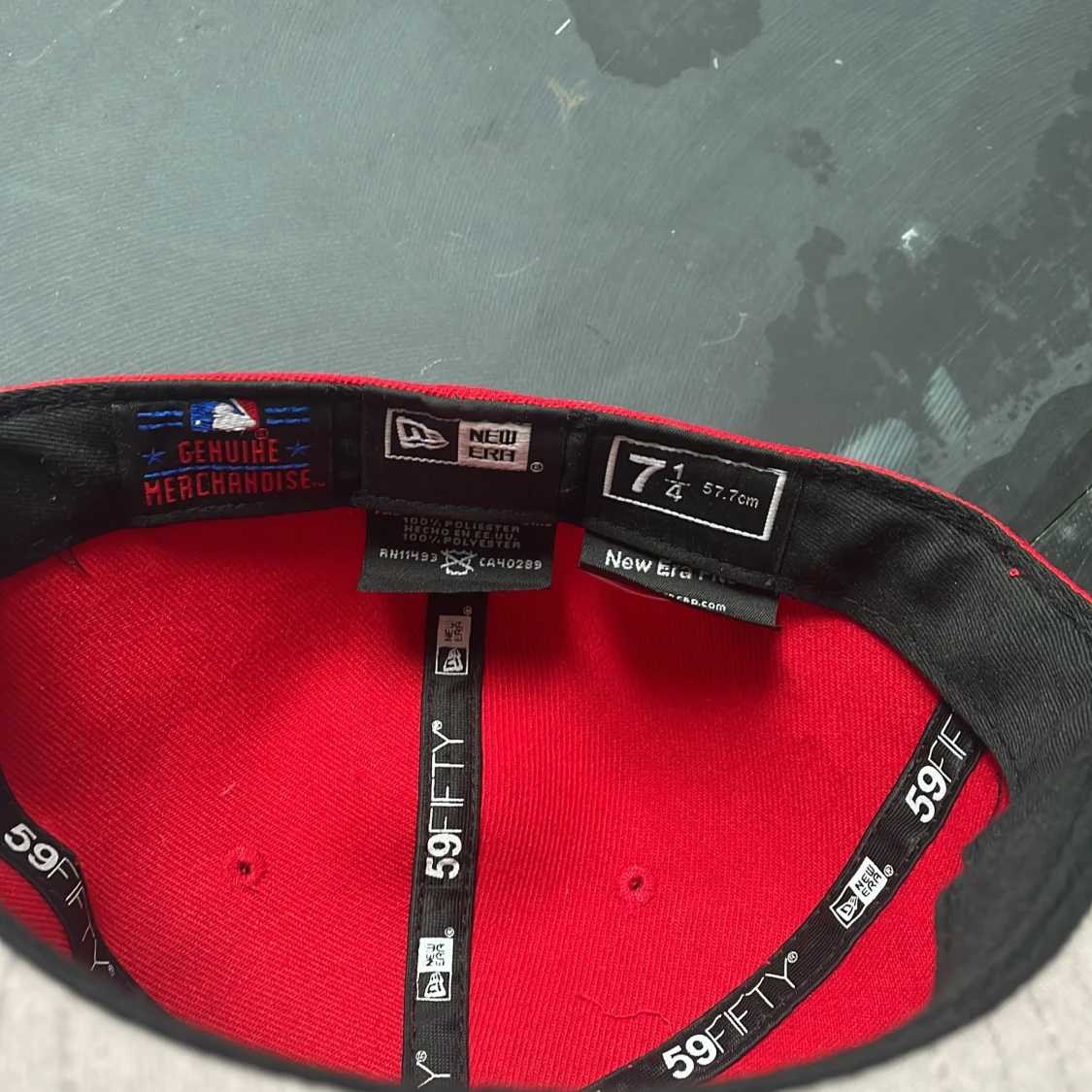 Röd keps från New Era 59FIFTY Los Angeles Angels - 3