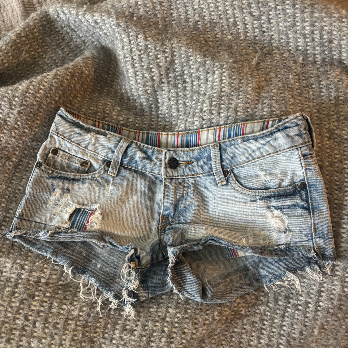 Lowaist jeansshorts