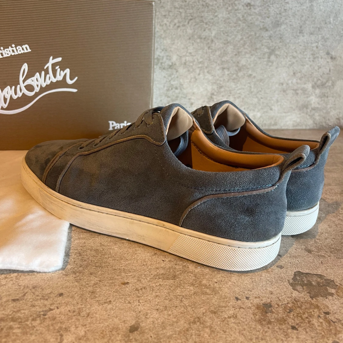 Blå sneakers från Christian Louboutin - 1