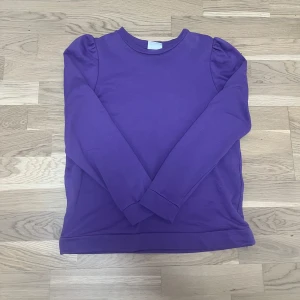 Lila långärmad tröja från Vila - Säljer en snygg lila långärmad tröja från Vila. Tröjan har en enkel design med rund hals och puffiga axlar som ger en trendig touch. Perfekt för att hålla sig varm och stilren under kyligare dagar. Passar bra till både jeans och kjol.