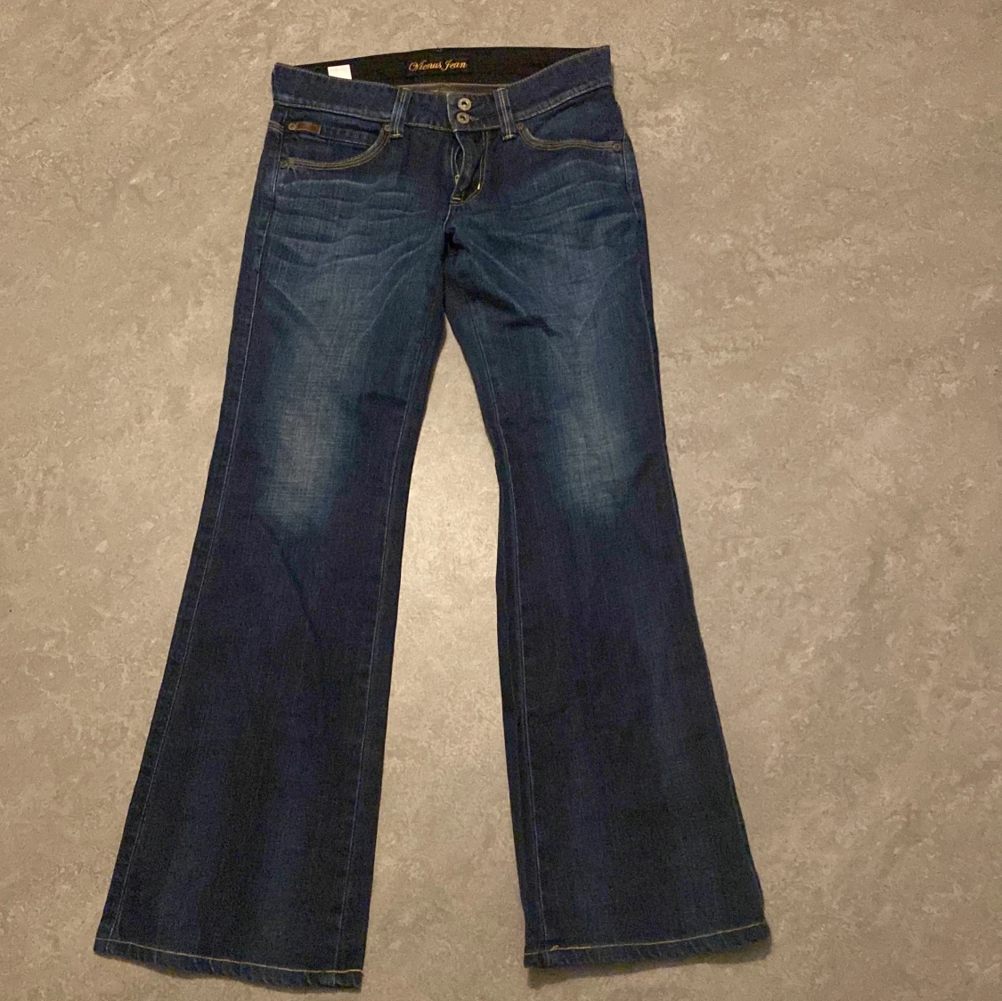 Blå bootcut jeans från Something