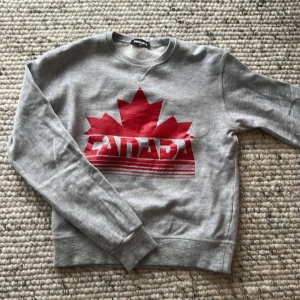 Grå sweatshirt från Dsquared2 - Säljer en grå sweatshirt från Dsquared2. Tröjan är knappt använd då den till största del legat i garderoben. Lämna gärna prisförslag 