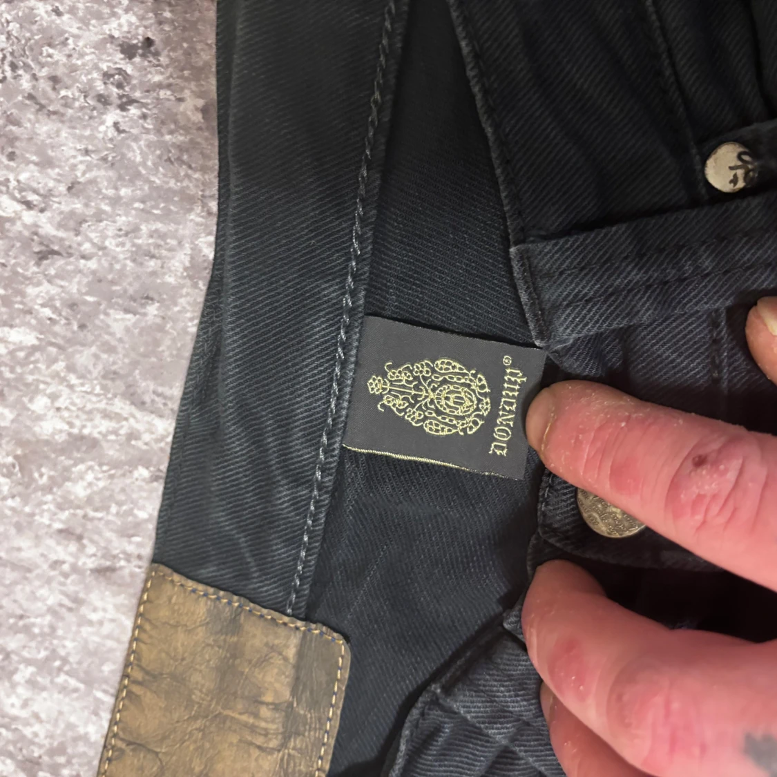 Mörkblå dondup jeans - 91