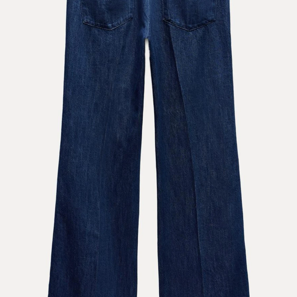 Mörkblå jeansbyxor - 1