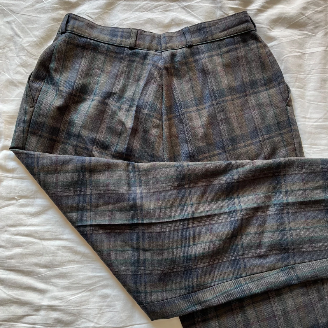 Rutiga kostymbyxor - 91