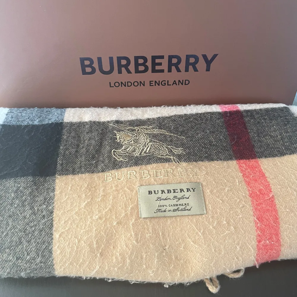 Säljer denna sköna halsduken från Burberry | Köpt här på plick | Inga sidor eller sånt finns men det finns tecken på användning | perfekt inför kommande höst och vinter | Vid snabb affär kan priset diskuteras . Övrigt.