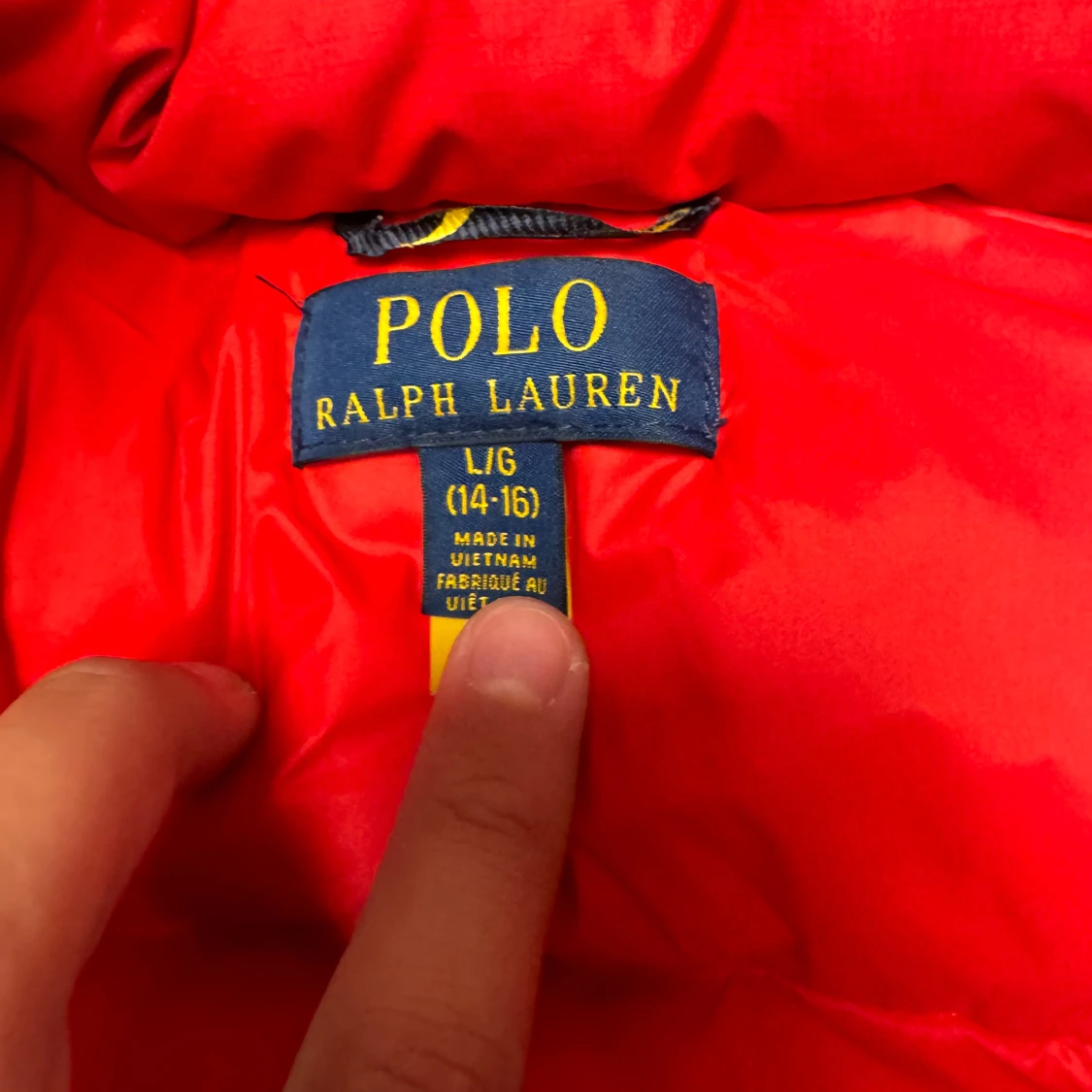 Röd polo Ralph lauren vinterjacka - 91