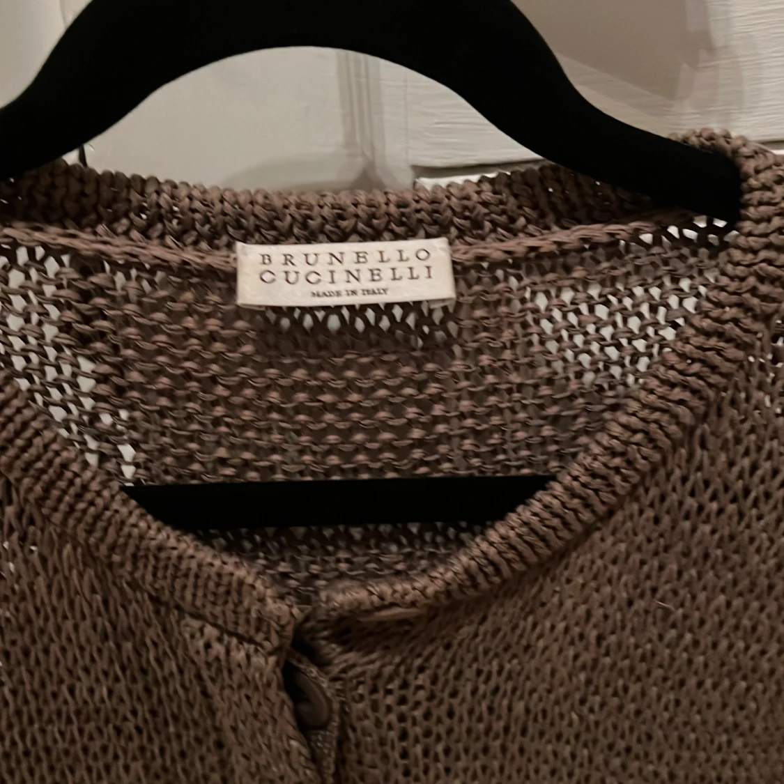 Brun stickad kofta från Brunello Cucinelli - 90