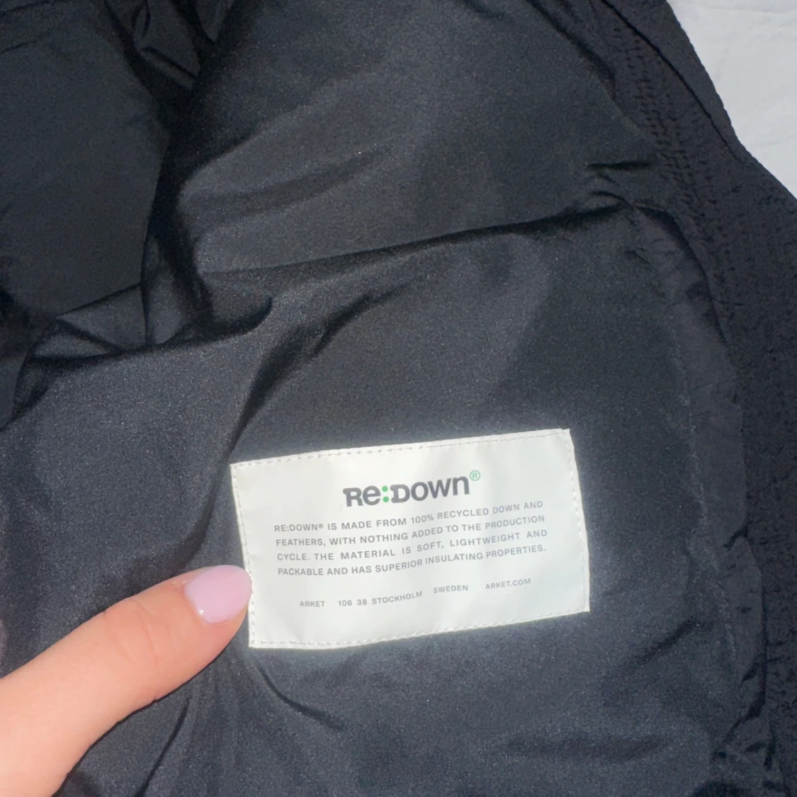 Arket dunjacka med intagen midja - 91