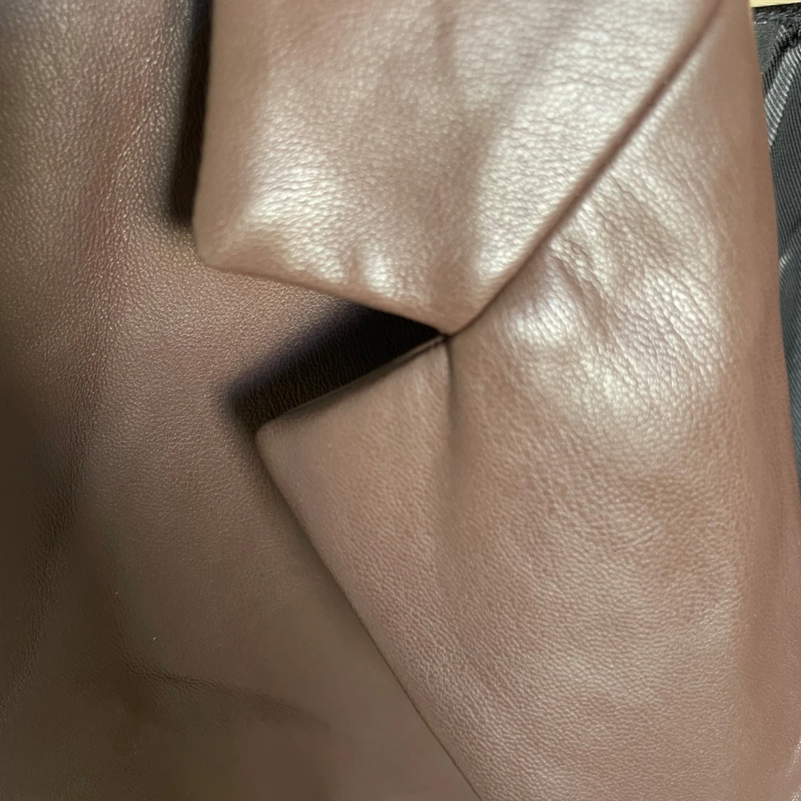 Brun skinnkavaj från Zara - 91