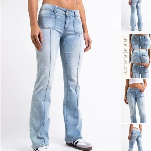 Madlady claire jeans - Snygga ljusblå bootcut jeans med låg midja, strl EU36/S & längd Tall. Använd 1 gång och jätte fint skick. Passar mig som är 176 cm lång och jag använder oftast jeans i strl S/w28/w27. Nypris 699kr💕 hör av er vid frågor 😊