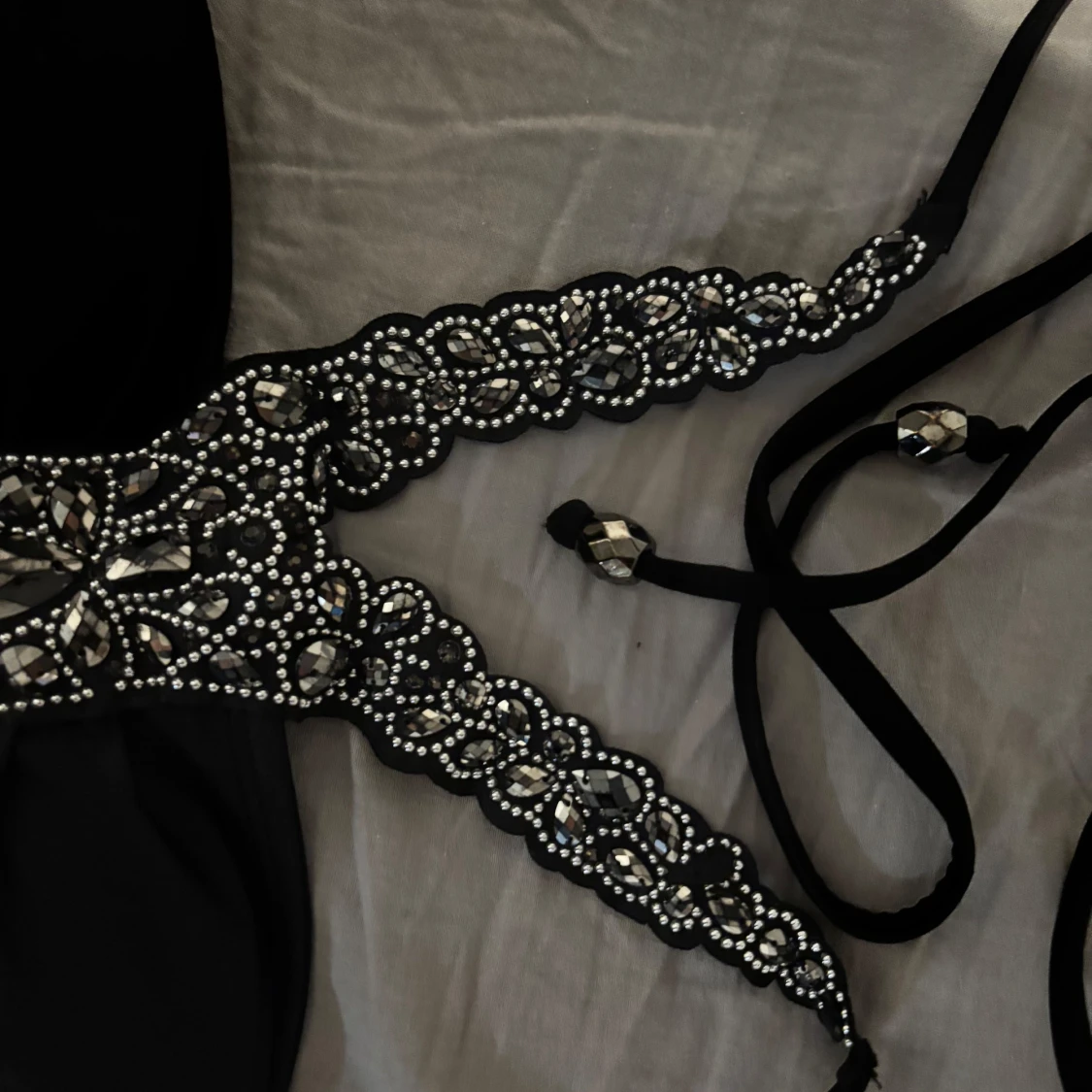 Svart bikini överdel - 90