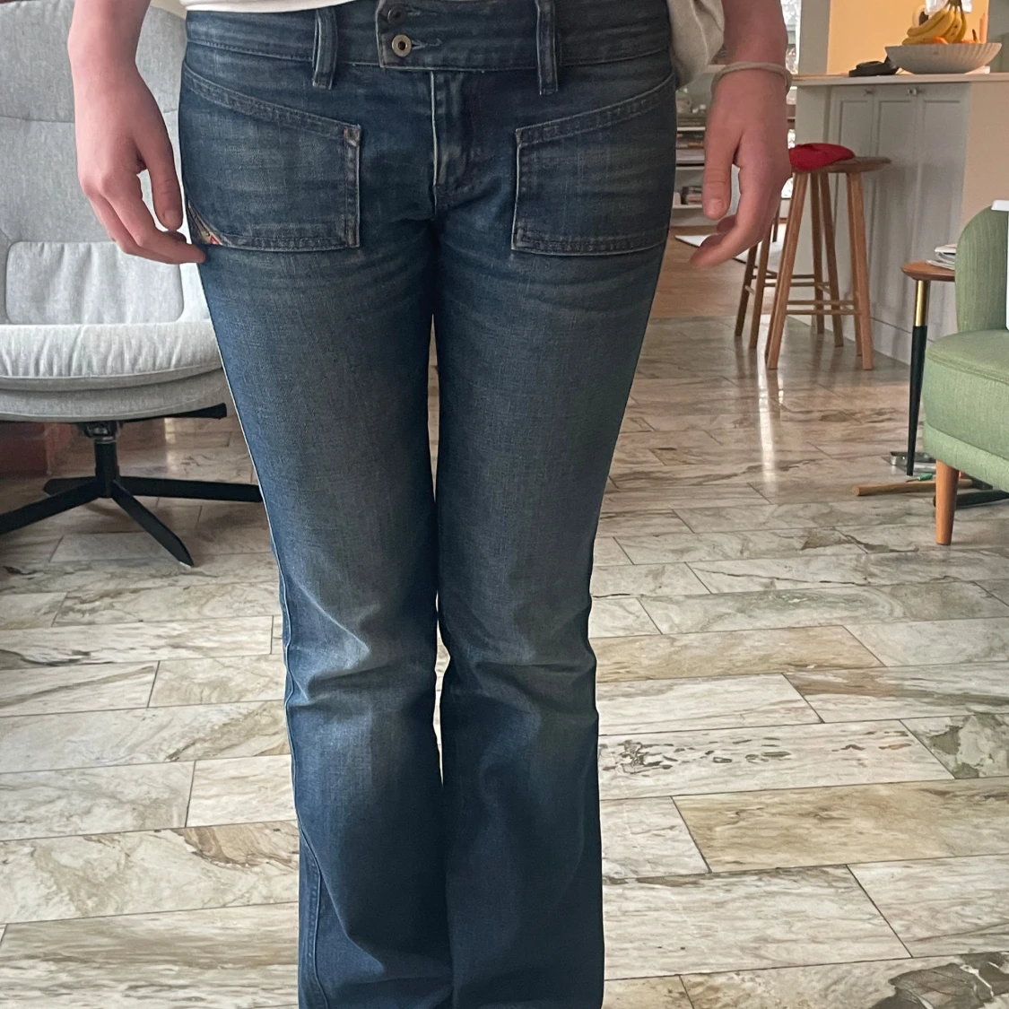 Mörkblå jeans från Diesel - 3