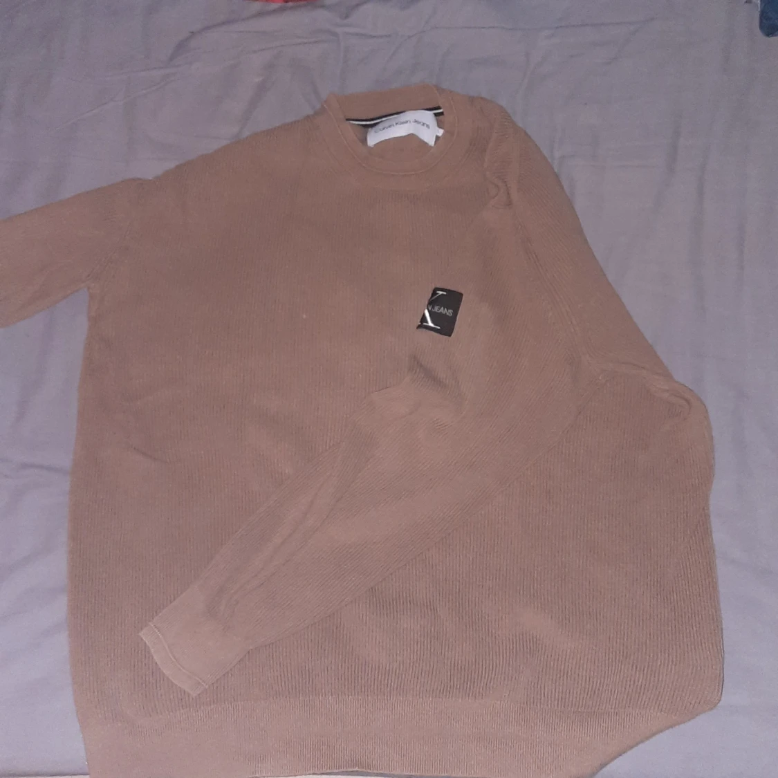 Beige tröja från Calvin Klein Jeans