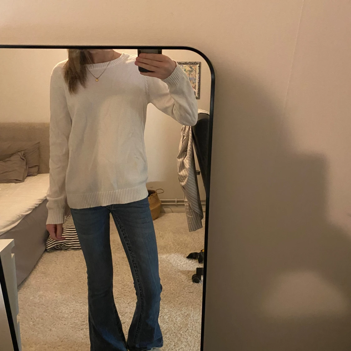 Vit tröja från Vila - 90