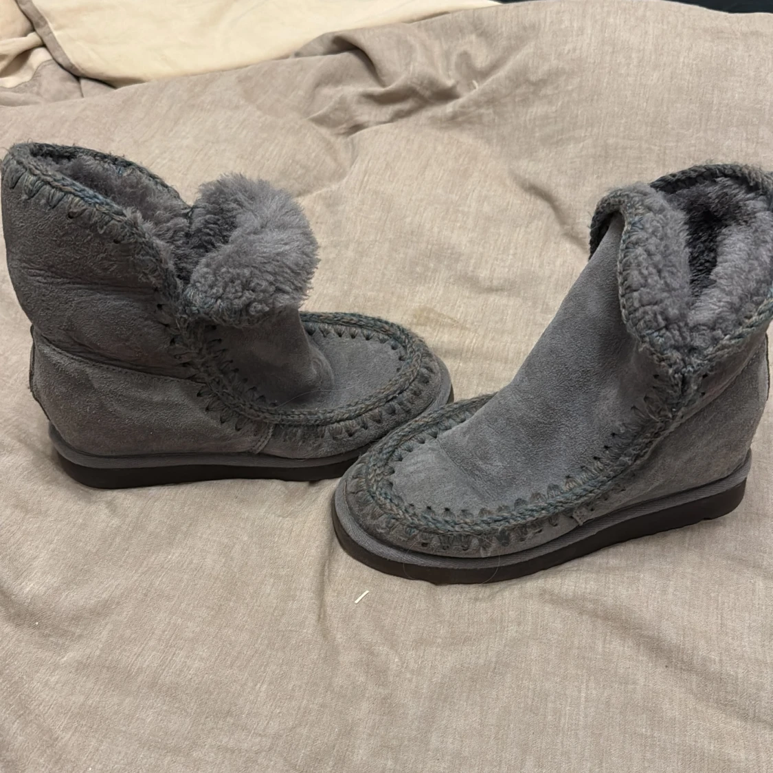 Grå boots från Mou - 1