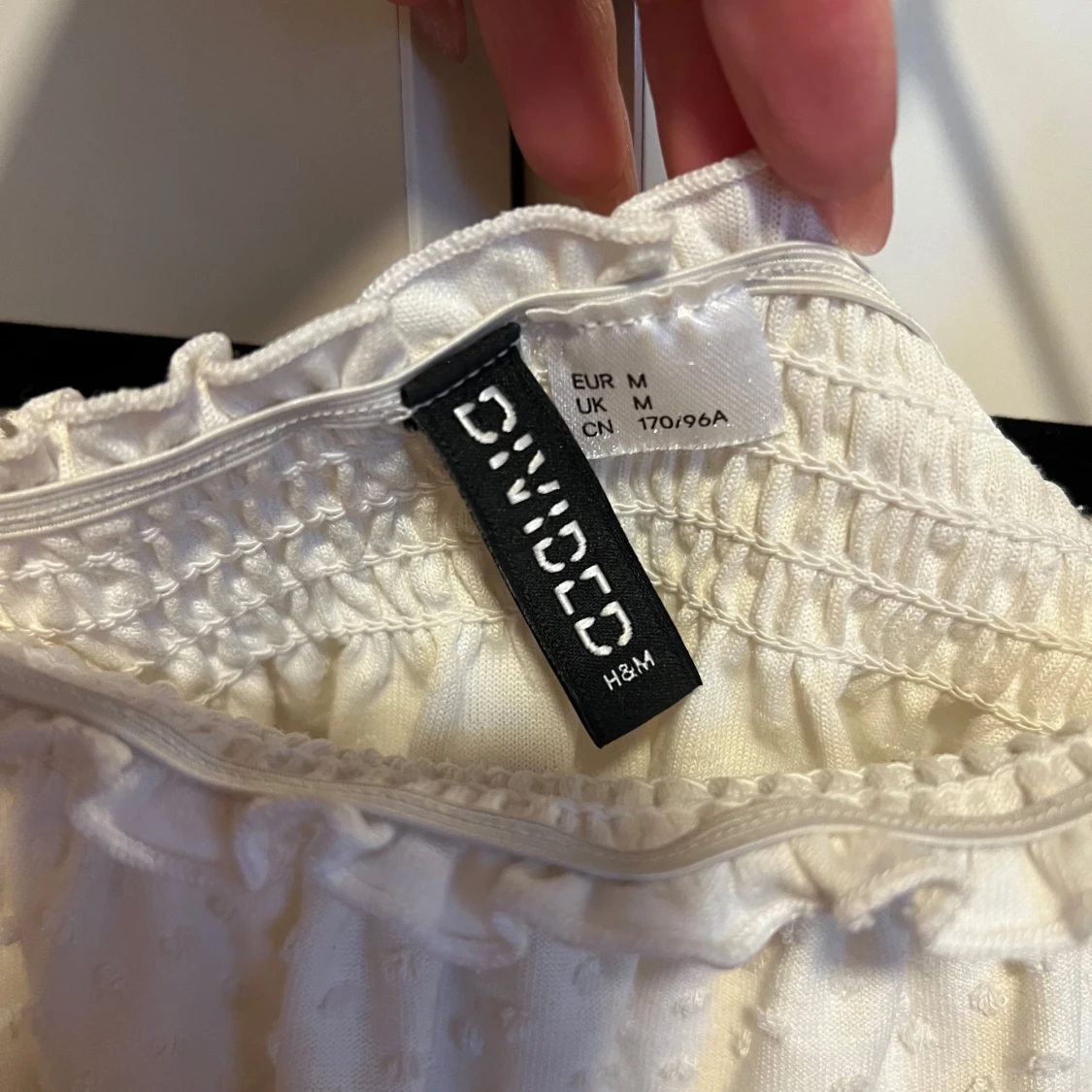 Vit offshoulder topp från H&M - 2