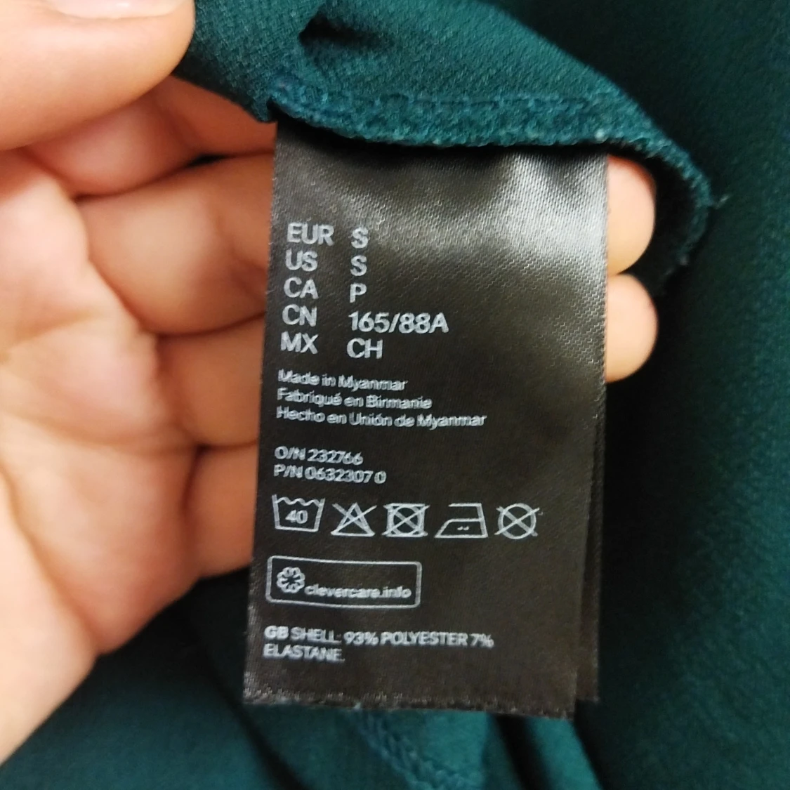 Grön ärmlös topp - 2