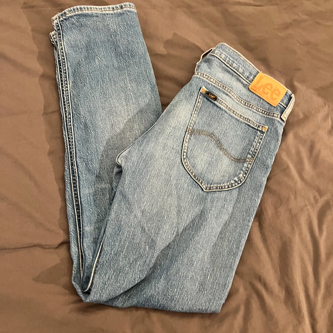 Blåa Lee jeans    - 2