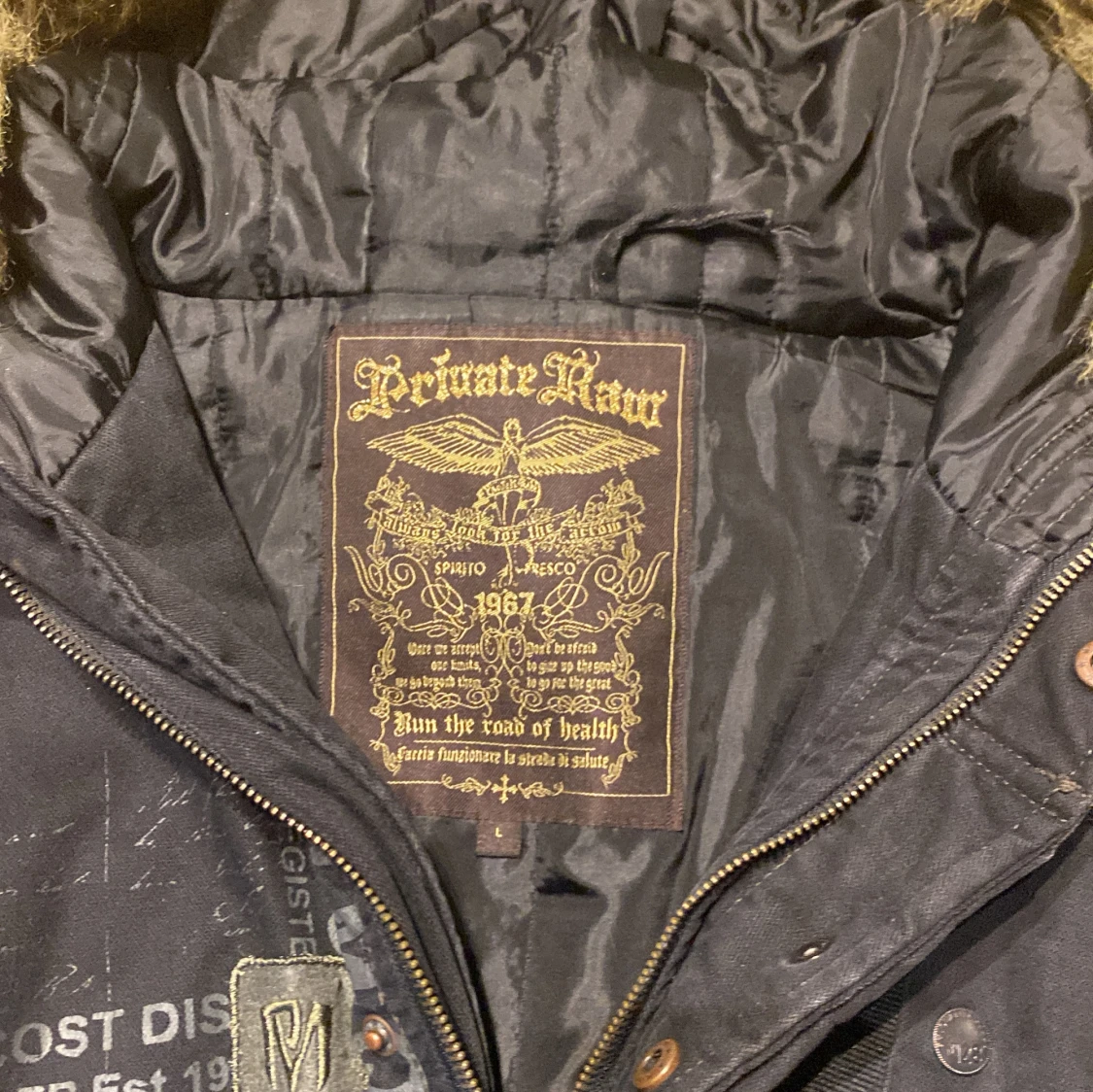 Cool svart vinterjacka - 2