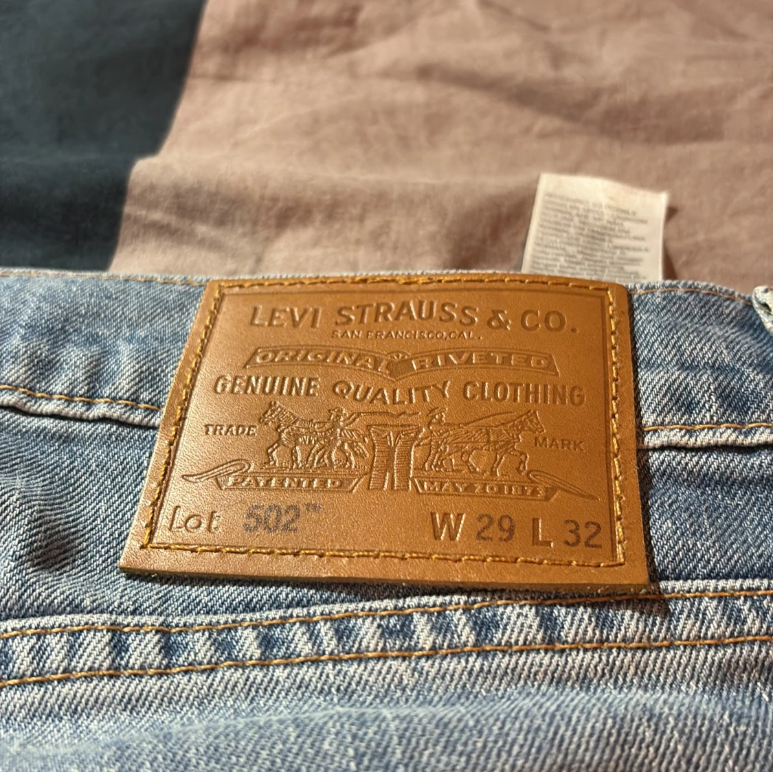 Levis 502 W29/L32 ljusblå  - 3