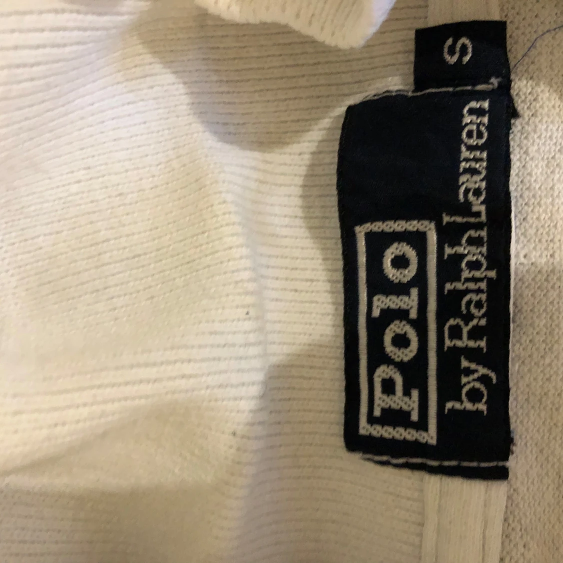 Vit kortärmad pikétröja från Ralph Lauren - 2